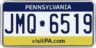 PA license plate JMQ6519