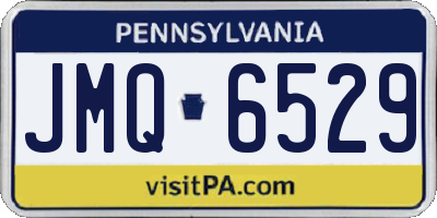 PA license plate JMQ6529