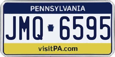 PA license plate JMQ6595