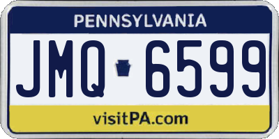 PA license plate JMQ6599