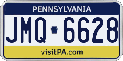 PA license plate JMQ6628
