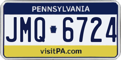PA license plate JMQ6724