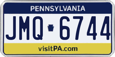 PA license plate JMQ6744