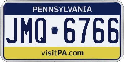 PA license plate JMQ6766