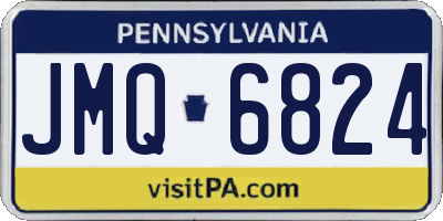 PA license plate JMQ6824