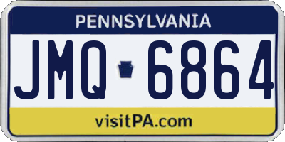 PA license plate JMQ6864