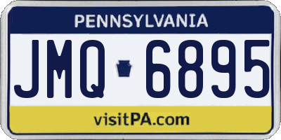 PA license plate JMQ6895