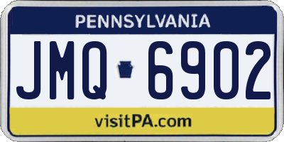 PA license plate JMQ6902