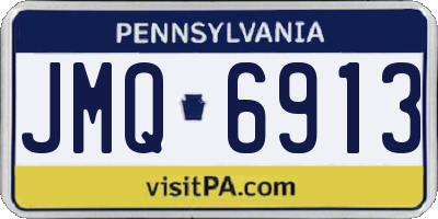 PA license plate JMQ6913