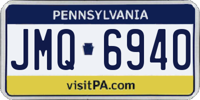 PA license plate JMQ6940