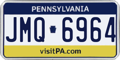 PA license plate JMQ6964