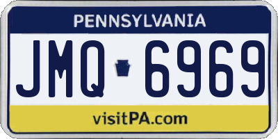 PA license plate JMQ6969