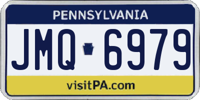 PA license plate JMQ6979