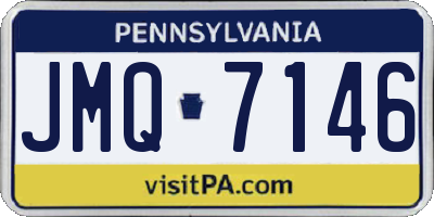 PA license plate JMQ7146