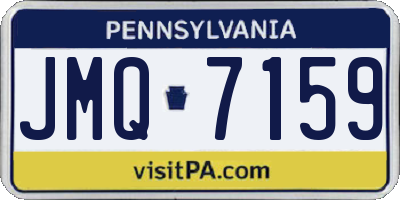 PA license plate JMQ7159