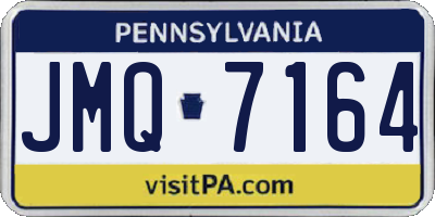PA license plate JMQ7164