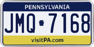 PA license plate JMQ7168