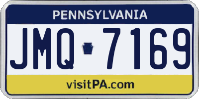 PA license plate JMQ7169