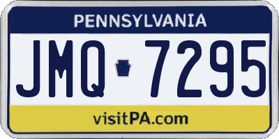PA license plate JMQ7295