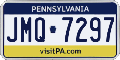 PA license plate JMQ7297