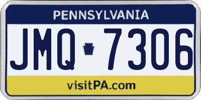 PA license plate JMQ7306