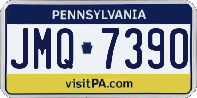 PA license plate JMQ7390