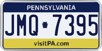 PA license plate JMQ7395