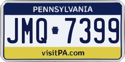PA license plate JMQ7399