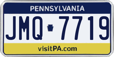 PA license plate JMQ7719