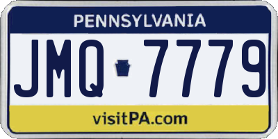 PA license plate JMQ7779