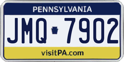 PA license plate JMQ7902