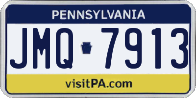 PA license plate JMQ7913