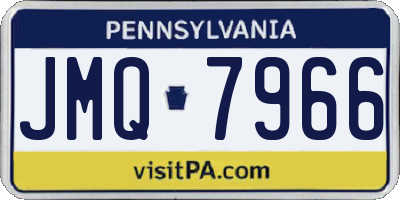 PA license plate JMQ7966