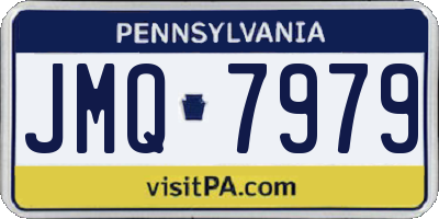 PA license plate JMQ7979