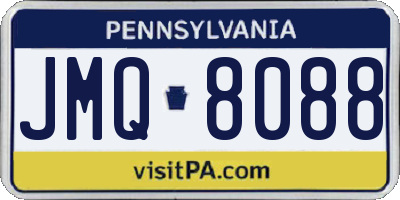 PA license plate JMQ8088