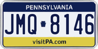 PA license plate JMQ8146