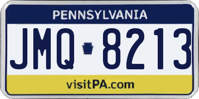 PA license plate JMQ8213