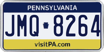 PA license plate JMQ8264