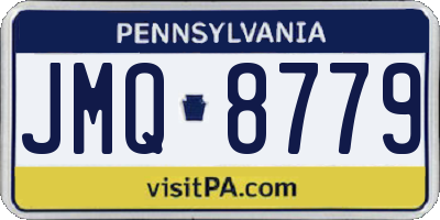 PA license plate JMQ8779