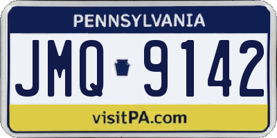 PA license plate JMQ9142