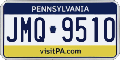 PA license plate JMQ9510