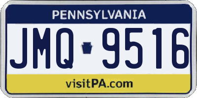 PA license plate JMQ9516