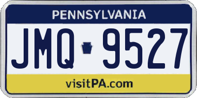 PA license plate JMQ9527