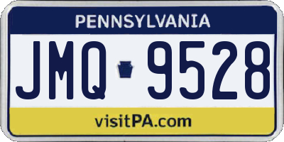 PA license plate JMQ9528