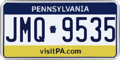 PA license plate JMQ9535