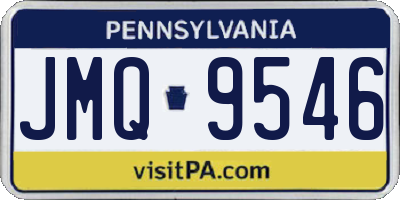 PA license plate JMQ9546