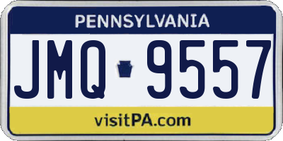 PA license plate JMQ9557