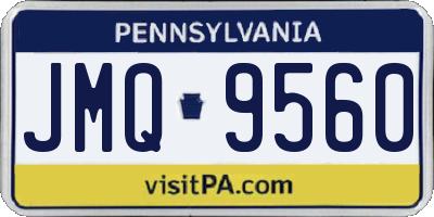 PA license plate JMQ9560