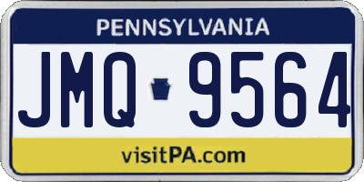PA license plate JMQ9564