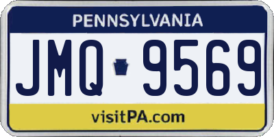 PA license plate JMQ9569